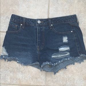 Refuge High Waisted Denim Shorts